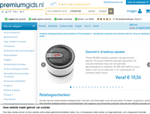 Tablet Screenshot of premiumgids.nl